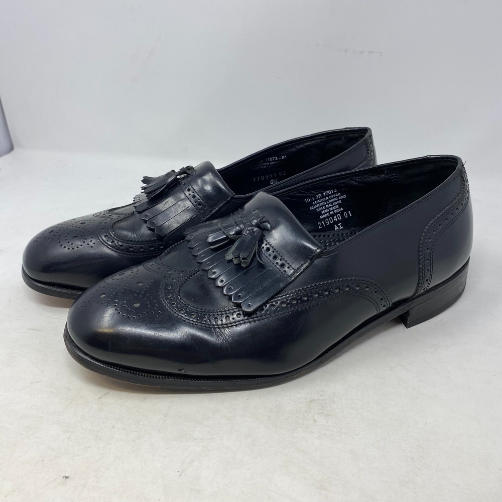 Florsheim Imperial 17073 Wingtip Tassel Loafers Leather Men's 10.5 EEE